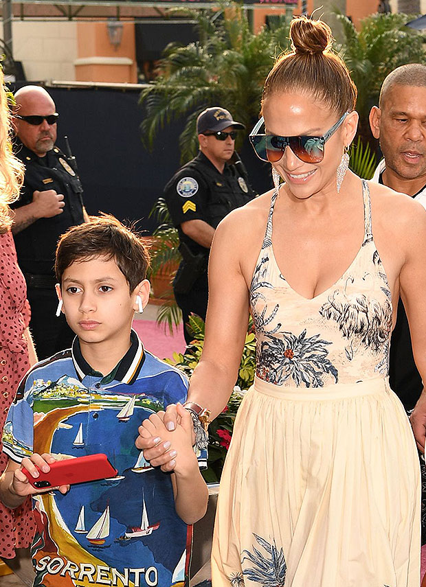 jlo and son max